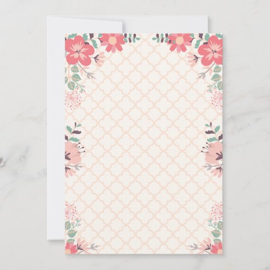花枠 招待状 (正面)