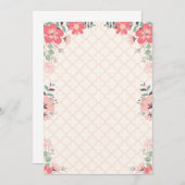 花枠 招待状 (正面/裏面)