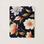 花柄かわいい花 ジグソーパズル (縦)