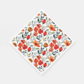 花柄かわいい スタンダードランチョンナプキン (角)