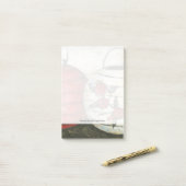 花柄が付いている旧正月のランタン ポストイット (デスク上)