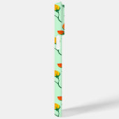 花柄と着色バラ花ケースマット Case-Mate iPhoneケース (裏面 / 右)