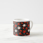 花柄と紅白–11438 エスプレッソカップ (正面右)