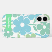花柄のカラフルなデザインがおしゃれなiPhoneケース Case-Mate iPhoneケース (裏面 (横))