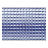 花柄のストライプなパターン テーブルクロス (正面(横))