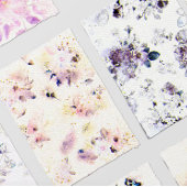 花柄のテクスチャー紙グリッター結婚式招待状 招待状