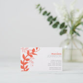 花柄のテレホンカード コーリングカード (スタンド正面)