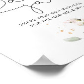 花柄のフラッシュネイビーのデートナイトのアイデア。デートジャーの提案 ポスター (角)