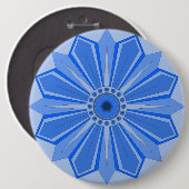 花柄のボタン 缶バッジ (正面&裏面)