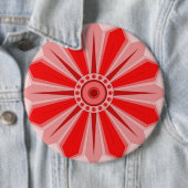 花柄のボタン 缶バッジ (インサイチュ)