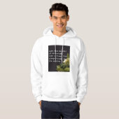 花柄のモチベーションが上がる名言Tシャツ パーカ (正面フル)