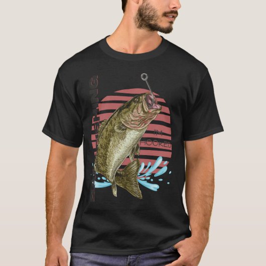 花柄のランプフィッシュ Tシャツ (正面)