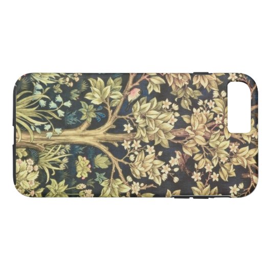 花柄のヴィンテージウィリアム・モリスの生命の樹 Case-Mate iPhoneケース (裏面(横))