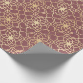 花柄の包み紙 ラッピングペーパー (角)