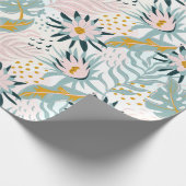 花柄の包装紙 ラッピングペーパー (角)