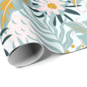 花柄の包装紙 ラッピングペーパー (ロールコーナー)
