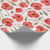 花柄の包装紙 ラッピングペーパー (角)