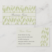 花柄の名刺 名刺 (正面/裏面)