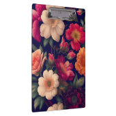 花柄の壁紙 クリップボード (右)