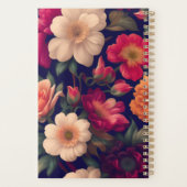 花柄の壁紙 プランナー手帳 (裏面)