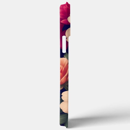 花柄の壁紙 Case-Mate iPhoneケース (裏面 / 右)