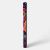 花柄の壁紙 iPhoneケース (左側面)