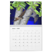 花柄の夢2009年 カレンダー (3月 2027)