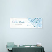 花柄の旗 横断幕 (トレードショー)