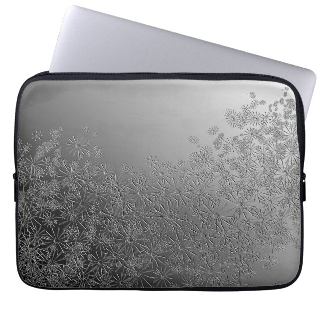 花柄の概要 ラップトップスリーブ (正面)