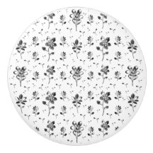 花柄の白黒の花