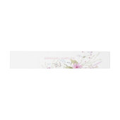 花柄の結婚式招待状用ミドルバンド 招待状ベリーバンド (フラット)