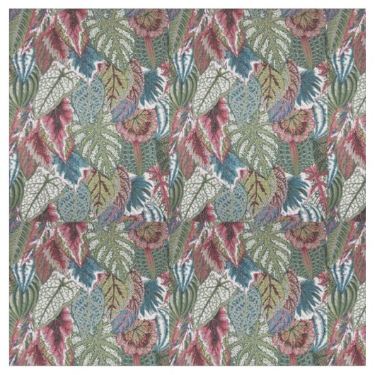 花柄の綿織物 ファブリック (クローズアップ)