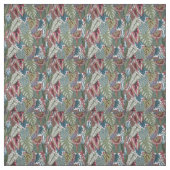 花柄の綿織物 ファブリック (見本)