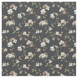 花柄の綿織物 ファブリック