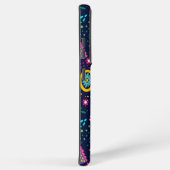 花柄の美しいデザイン SAMSUNG GALAXYケース (右側面)