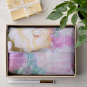 花柄の色彩の鮮やかな花のティッシュペーパー 薄葉紙 (ギフト)