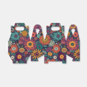 花柄の花束カラフル フェイバーボックス (折り畳みなし)