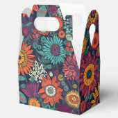 花柄の花束カラフル フェイバーボックス (オープン)