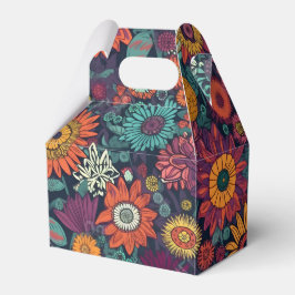 花柄の花束カラフル フェイバーボックス