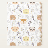 花柄の花束カラフル プランナー手帳 (裏面)