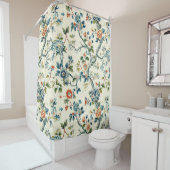 花柄の装飾的な目を引くtouch シャワーカーテン (インサイチュ)