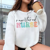 花柄の認定看護師用Tシャツ、看護師卒業記念ギフト Tシャツ