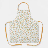 花柄の野草のエプロン エプロン (正面)