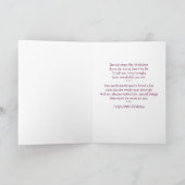 花柄の100th誕生日のお祝いカード カード (内部)