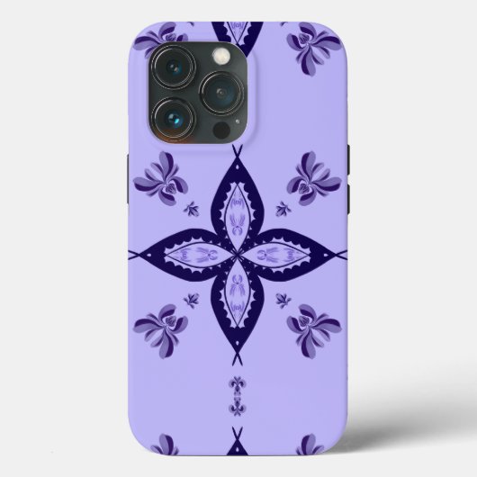 花柄のApple iPhoneケース Case-Mate iPhoneケース (裏面)