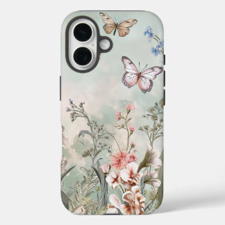 花柄のiPhoneケース iPhone 16ケース