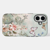 花柄のiPhoneケース Case-Mate iPhoneケース (裏面 (横))