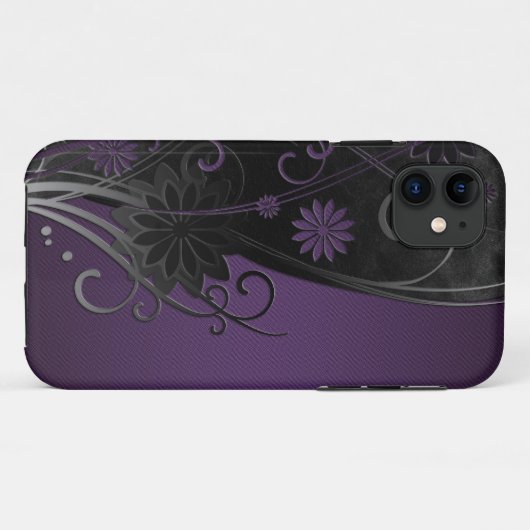 花柄のiPhone 5の場合 Case-Mate iPhoneケース (裏面(横))