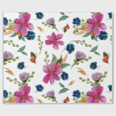 花柄のJoyeauxシグネチャー包装紙 ラッピングペーパー (フラット)