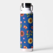 花柄ひまわり ウォーターボトル (正面)